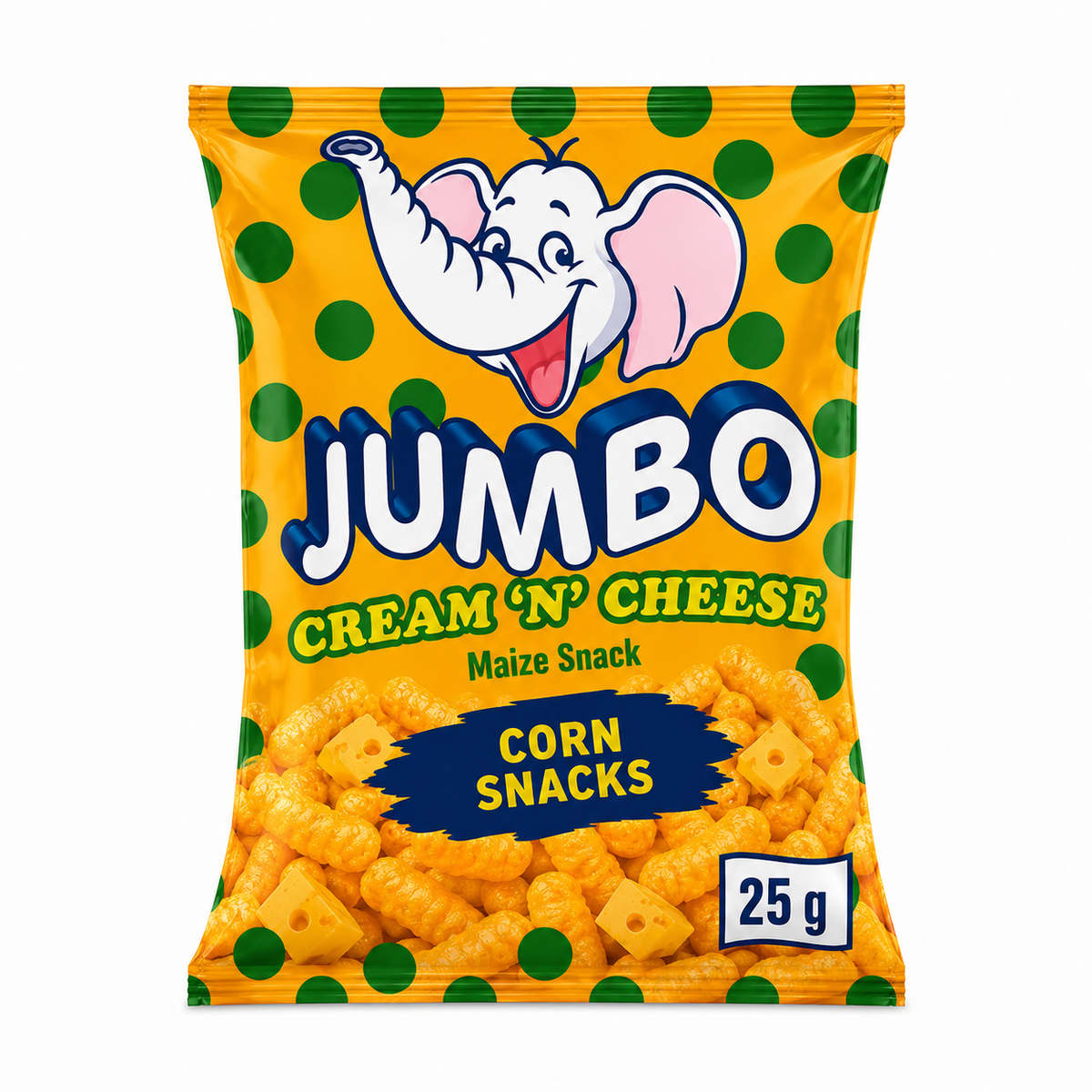 Jumbo Flavoured Corn Snack Cream N Cheese