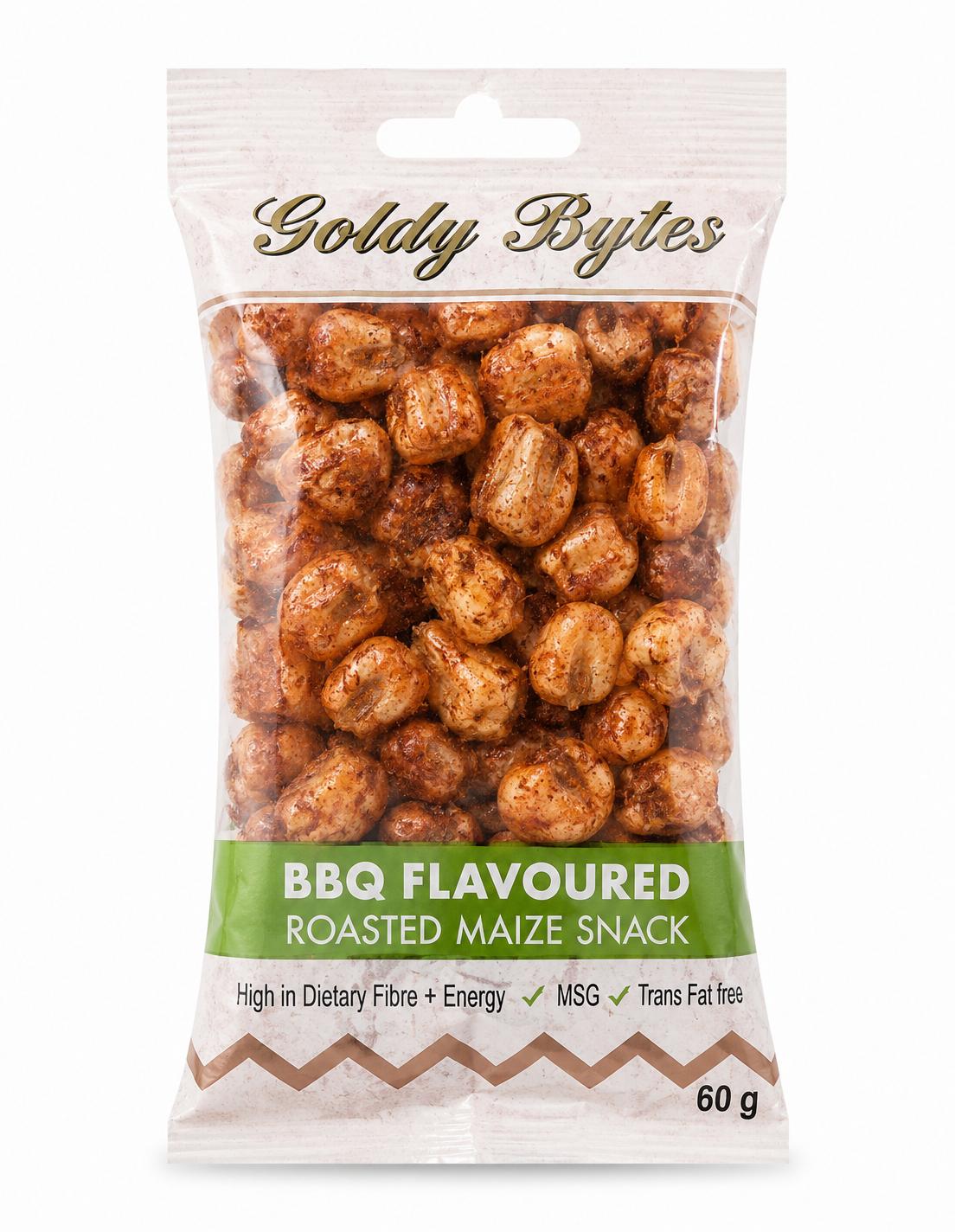 Goldy Bytes Roasted Maize Snack - BBQ Flavour