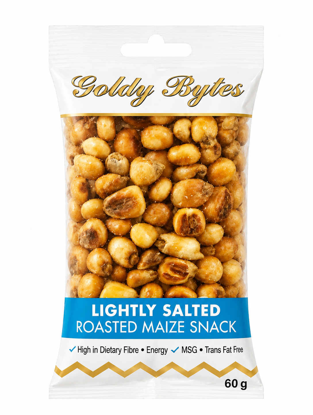 Goldy Bytes Roasted Maize Snack - Lightly Salted