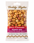 Goldy Bytes Peanut Mix Roasted Maize Snack - Chilli Flavour