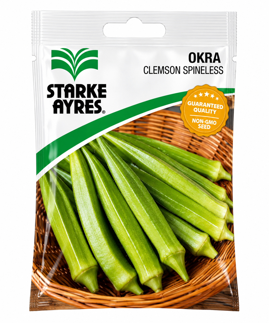 Okra Clemson Spineless Seeds